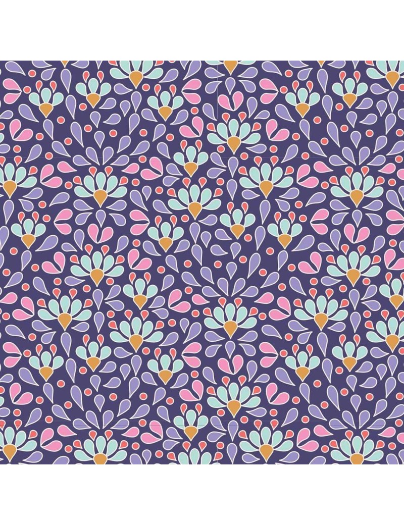 Fat quarter Tilda Cotton Beach Sea anemone