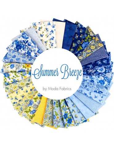 Fat quarter Moda Summer Breeze Bouquets de marguerites