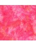 Tissu Dot Batik imprimé plumetis rose et orange