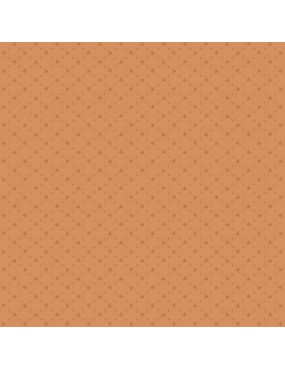 Tissu coton Bijoux Orange Patate Douce à motifs de Pyramide