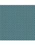 Tissu coton Spot On Dark Teal à Pois blanc