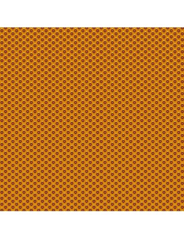 Tissu coton Trinkets 2020 Orange Foncé à motifs d'Ananas
