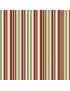 Tissu coton Christmas Festive Foliage Stripe