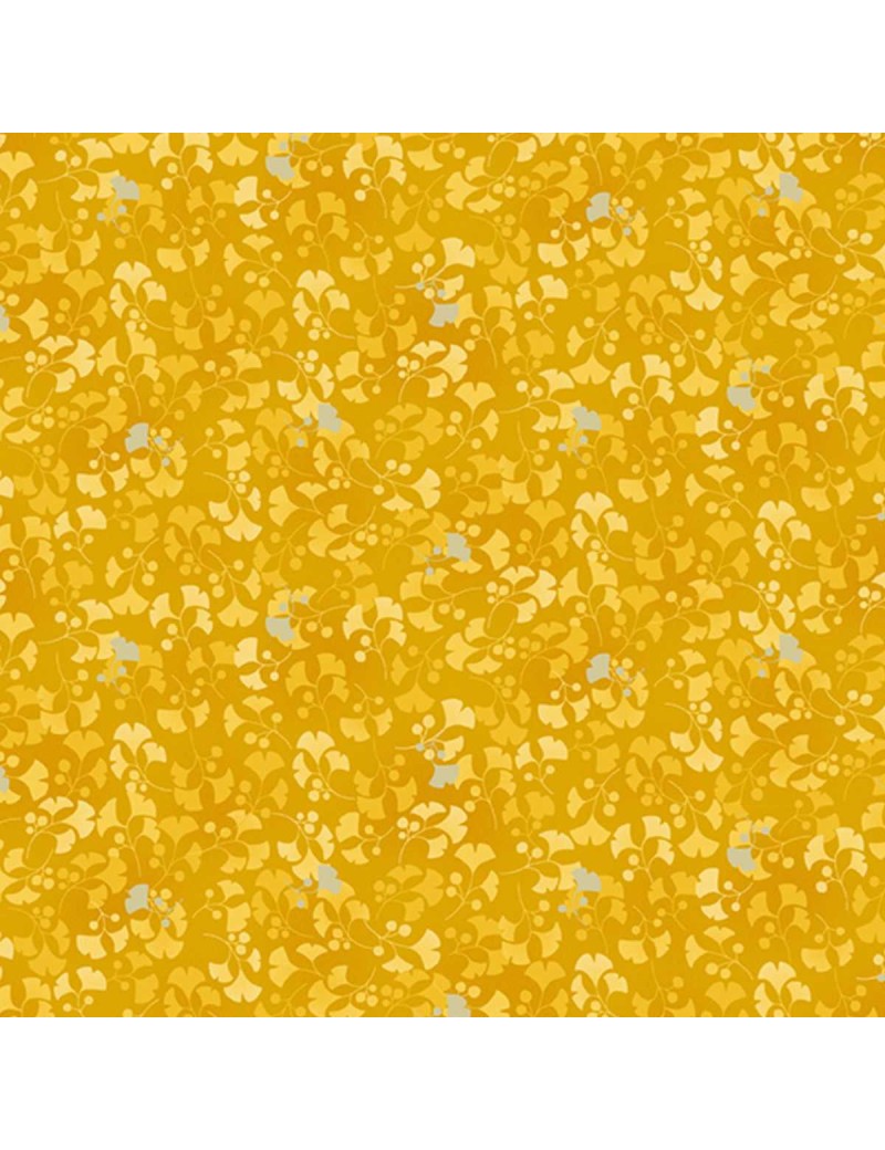 Fat quarter coton Hikari Ginkgo