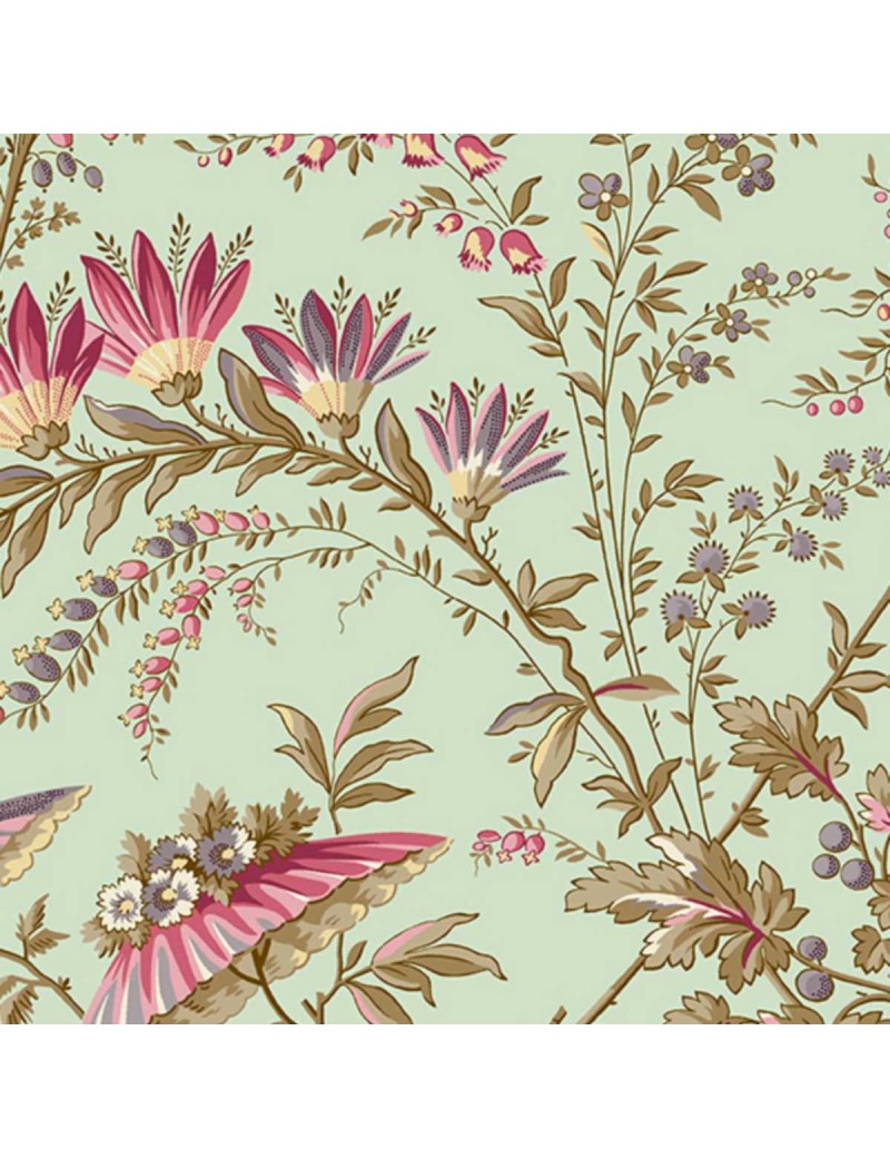 Tissu Sienna Whimsical Garden Mint max & Louise