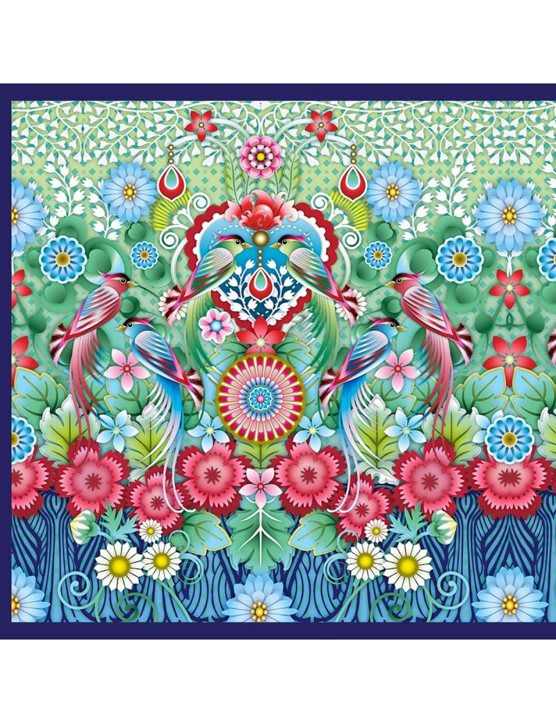 PWCE011.XPANEL Birds in Paradise de Catalina Estrada pour Free Spirit