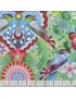 Panneau tissu patchwork Catalina Estrada Carnation Love Birds in Paradise