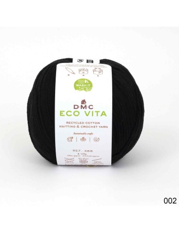 Fil DMC Eco Vita en coton recyclé pour le tricot et le crochet