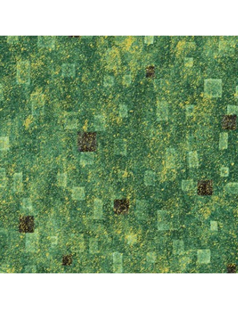 Tissu patchwork Gustav Klimt imprimé de carrés