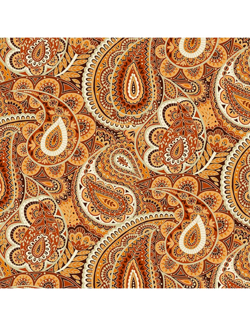 2615/N Paisley Rust