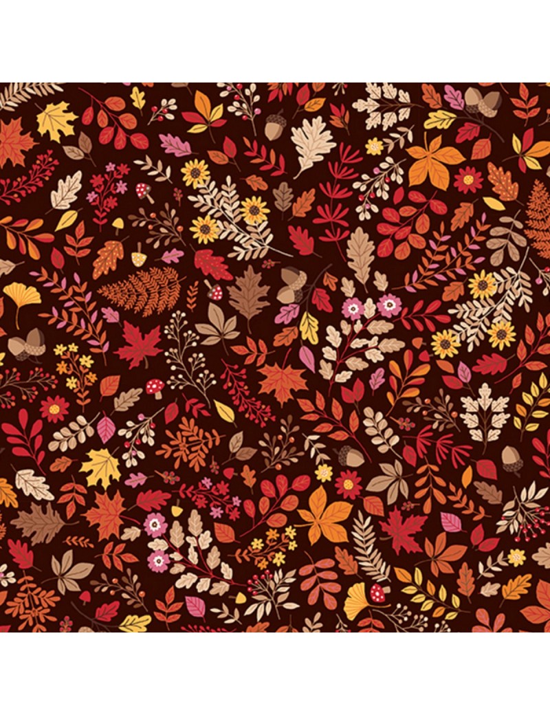 Tissu patchwork Autumn Days Foliage par Makower