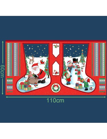 Christmas sock Santa stocking to sew