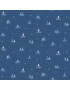 Tissu coton Nautical  Boats à motifs de bateaux