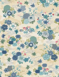 Fat quarter patchwork fabric Kasumi harmony by Makower