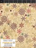 We Love Christmas cotton fabric with snowflakes and balls by Stof