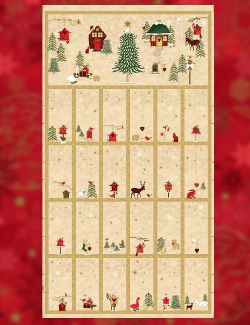 4595-292 Advent calendar Stof