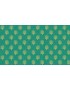 Tissu coton Rhapsody 2019 Vert à motifs d'Arbres Dorés
