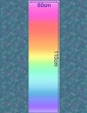 Fat quarter Fairy Dust rainbow gradient