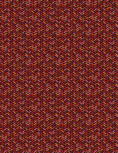 Tissu patchwork Autumn Days Herringbone par Makower