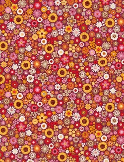 Fat quarter Autumn days Mini Floral