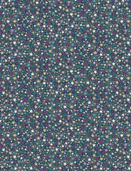 Luna Star patchwork fabric by Makower