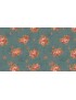 Tissu coton Bed of Roses Teal