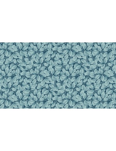 Tissu coton Super Bloom à motifs de Feuillage