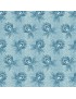 Tissu coton Perfect Union Bleu à motifs de Fleurs d'Edyta Sitar