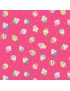 Tissu coton Day Dreams à motifs de CupCake Sur Fond Rose
