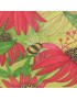Fat Quarter Painted Meadow Vert à motifs de Fleurs et d'abeilles 48660