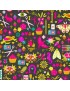 Fat Quarter Sunprints 2019 icones multicolores