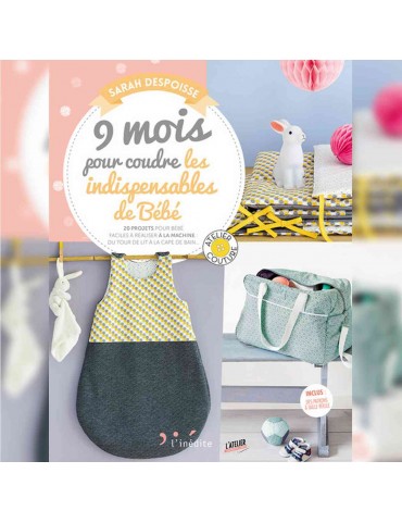 Livre couture 9 mois pour coudre les indispensables de bébé