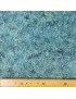 Fat Quarter Batik imprimé bleu à motifs de vagues