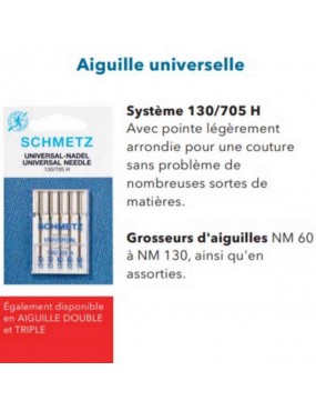 Schmetz universal needles x10 for sewing machine