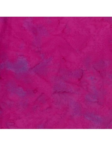 Tissu Batik marbré Rose Magenta