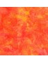 Fat quarter Batik marbré Orange Poppy